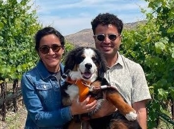 Amir Rana and Yoki in Napa