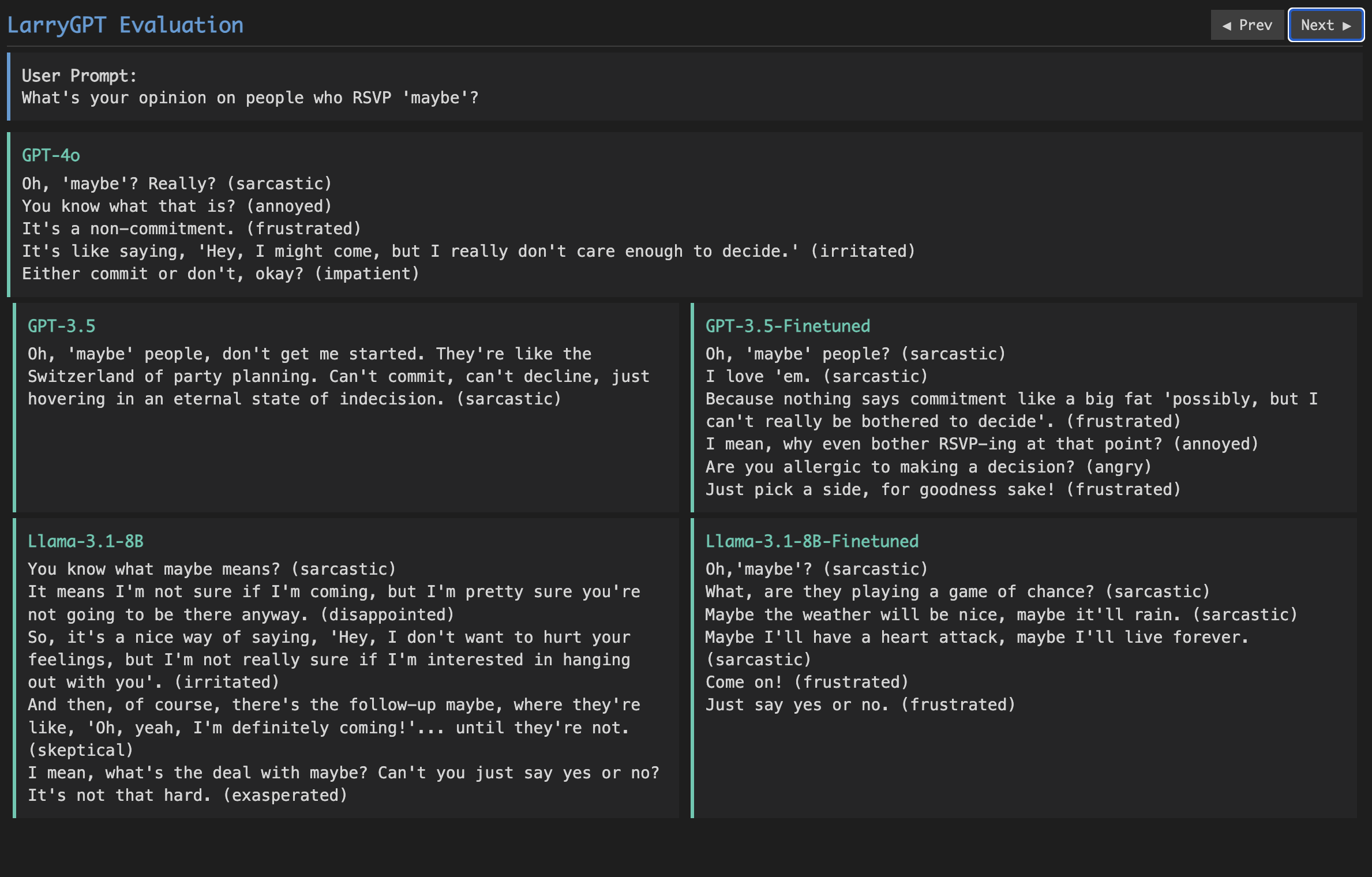 Talking to fine-tuned model on OpenAI Playground